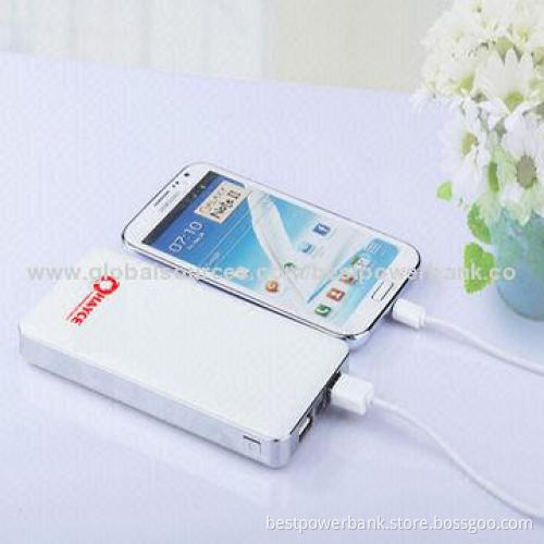 Portable Universal 12,800mAh Power Bank, Dual USB, Class A Lithium Polymer
